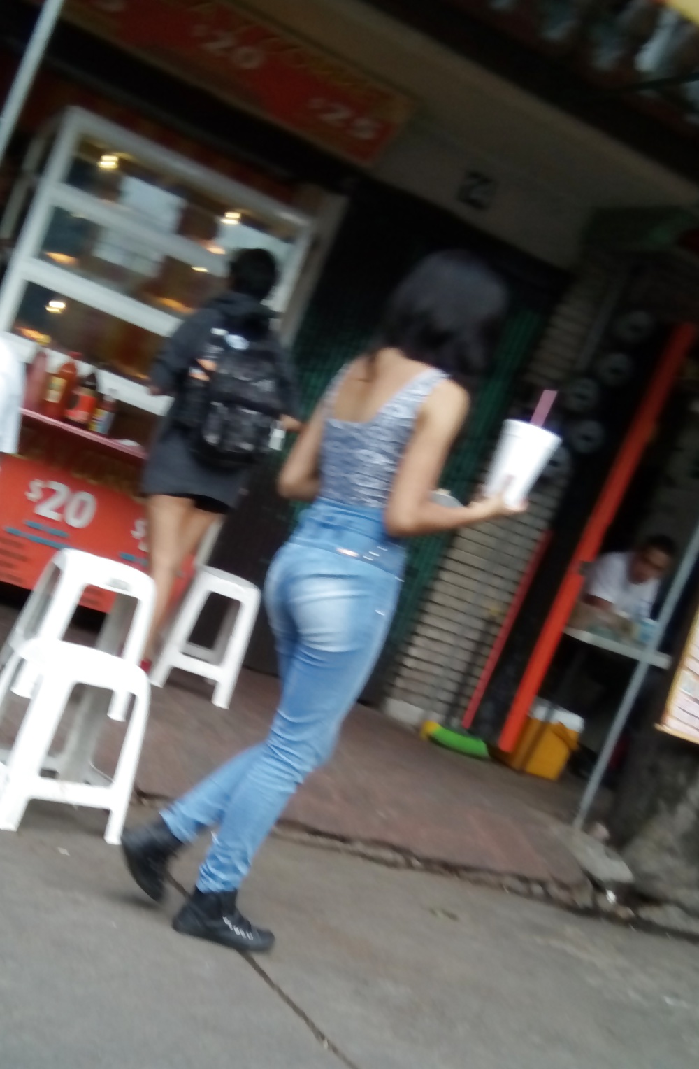 Free ass in street photos