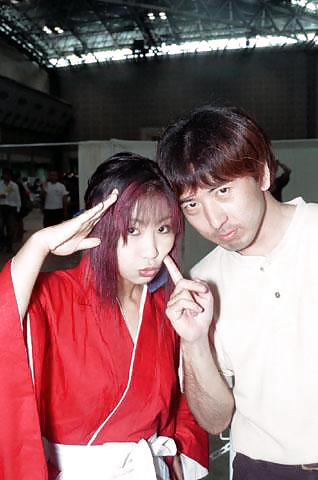 Free Japanese costume player AI photos