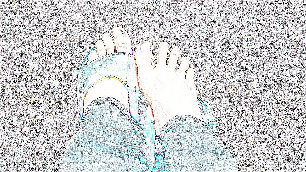 Free feet effect photos